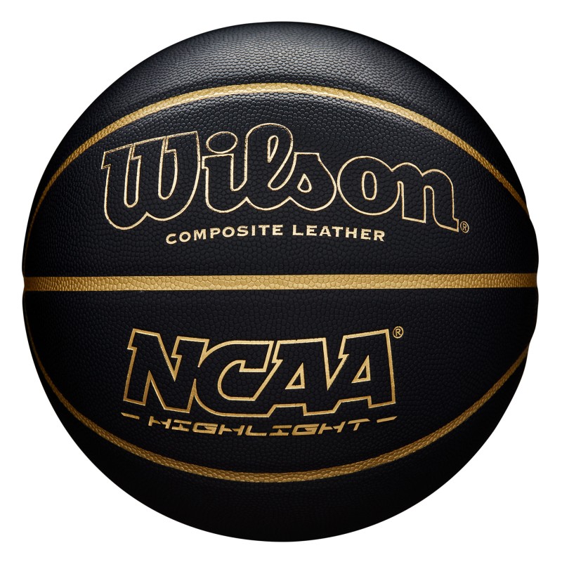 BASKETBALL BALL WILSON NCAA HIGHLIGTH 295 BLACK SIZE 7