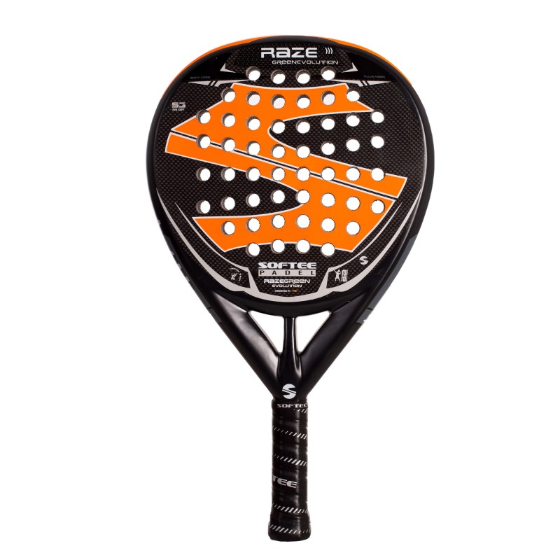 PADEL RACKET SOFTEE RAZE EVOLUTION ORANGE CARBON