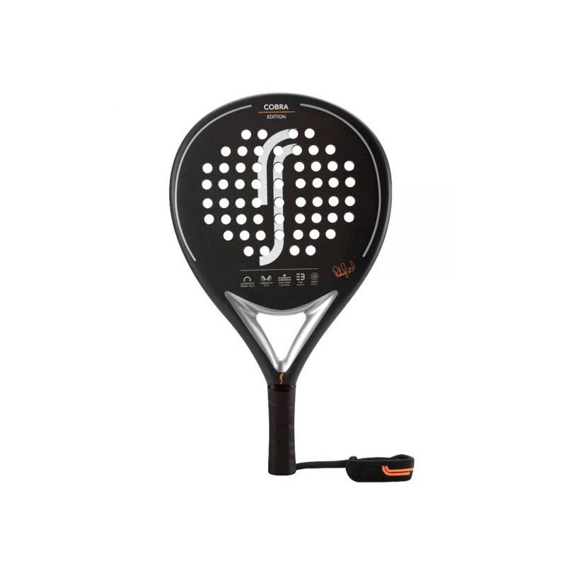 PADEL RACKET RS PADEL COBRA EDITION BLACK ORANGE