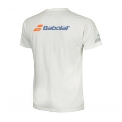 Camiseta core babolat blanco  t/ l