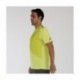 Camiseta m/corta bullpadel kareni amarillo azufre fluor