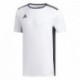Camiseta adidas entrada 18 white/black